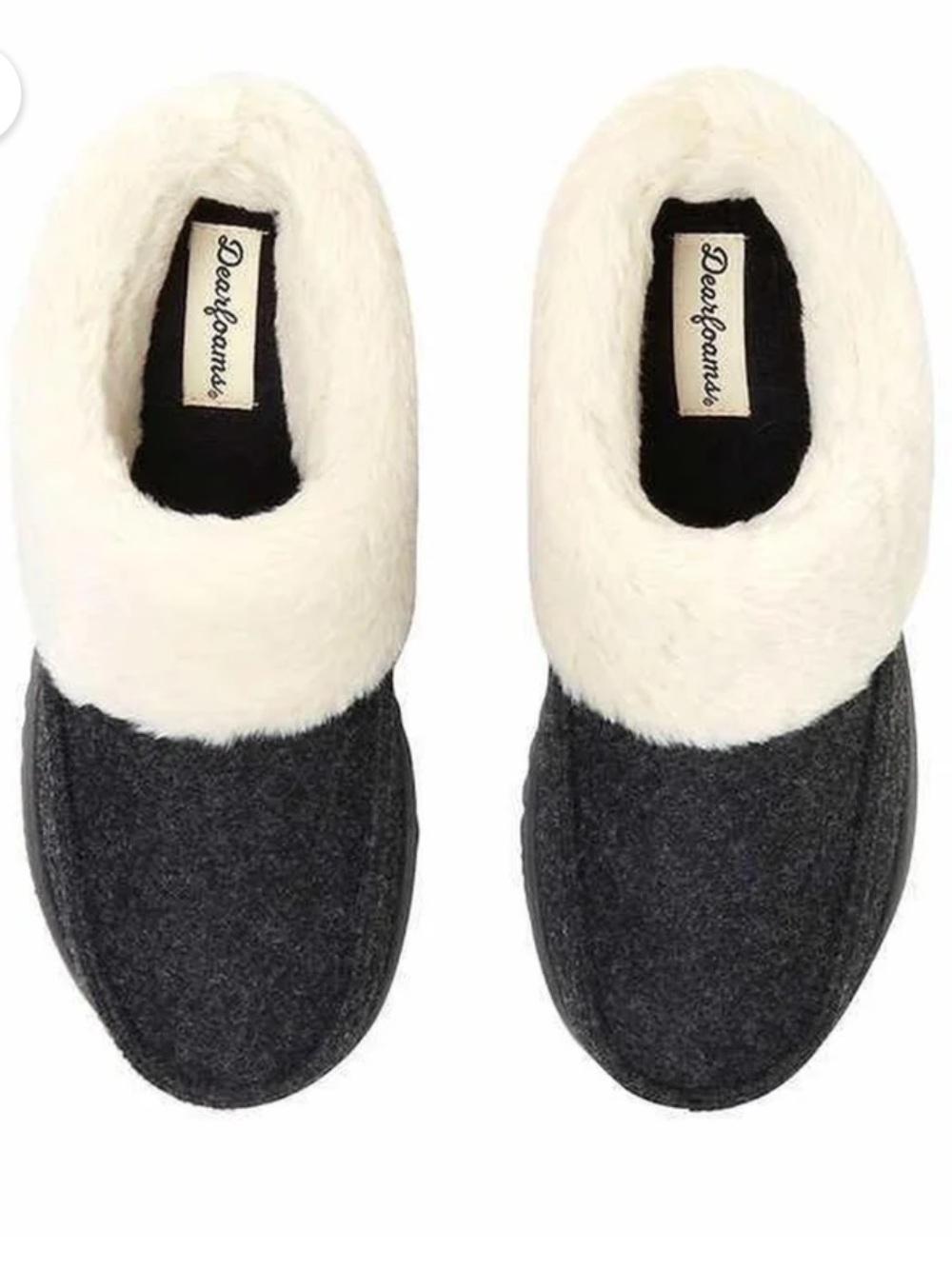 Dearfoams ladies clog slippers.
